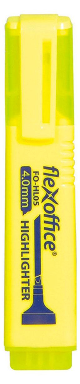 

Текстовыделитель Flexoffice желтый 4 мм, 1 шт
