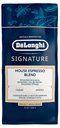

Кофе в зернах DeLonghi House Espresso Blend, 800 г