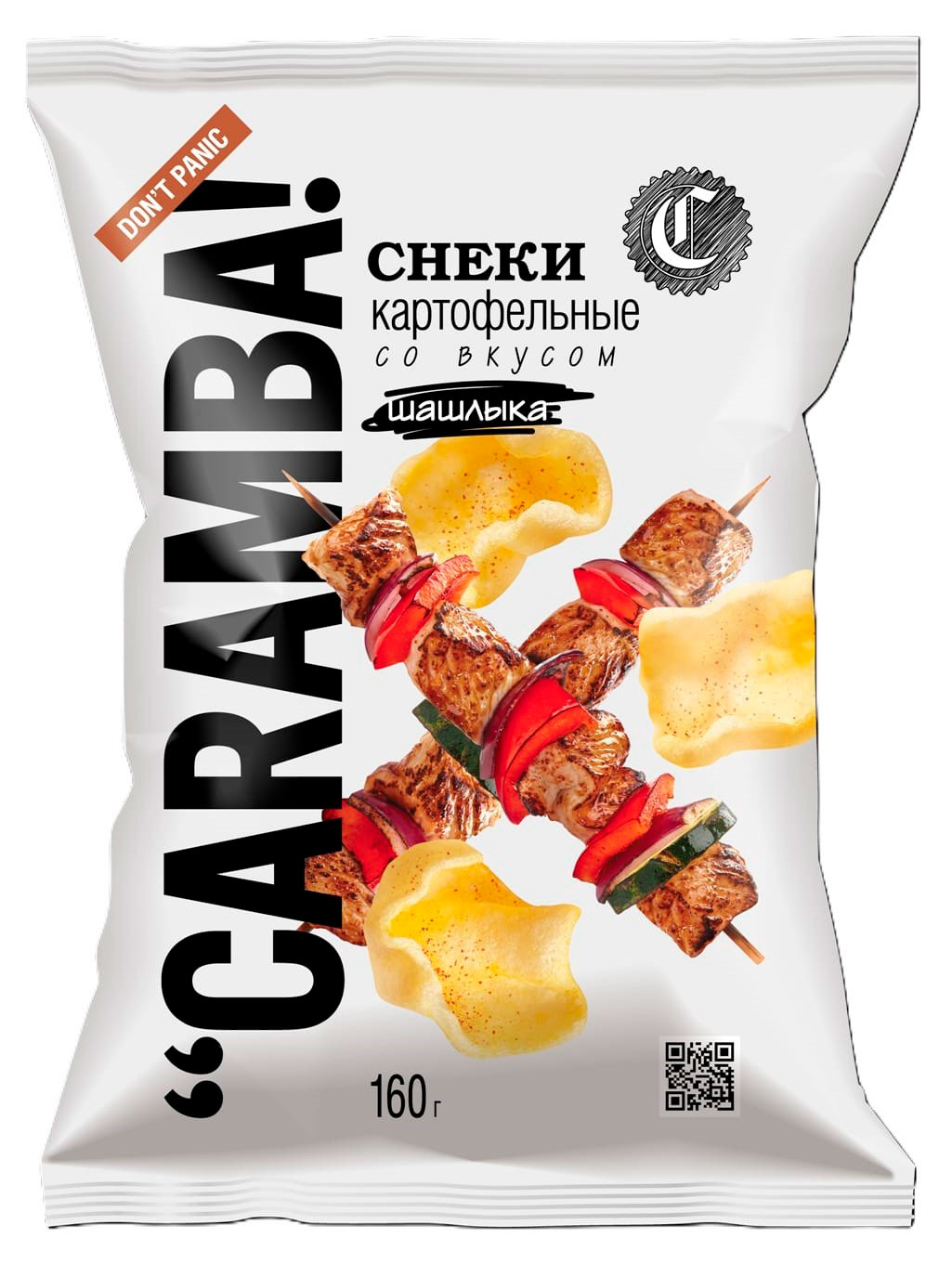 

Снеки картофельные Caramba! со вкусом шашлыка, 160 г