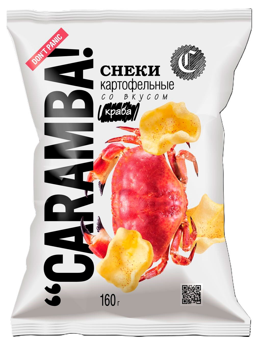 

Снеки картофельные Caramba! со вкусом краба, 160 г