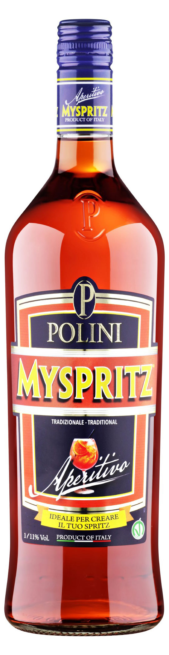 Изображение товара Напиток спиртной Polini Аперитив Myspritz Италия, 1 л
