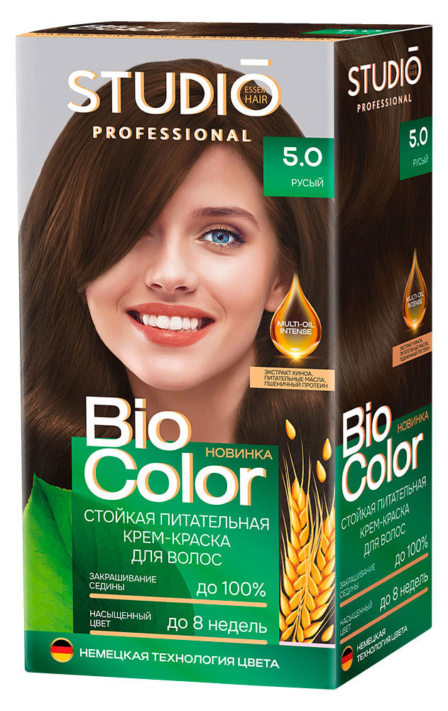 

Крем-краска для волос Biocolor Стойкая 5.0 Русый