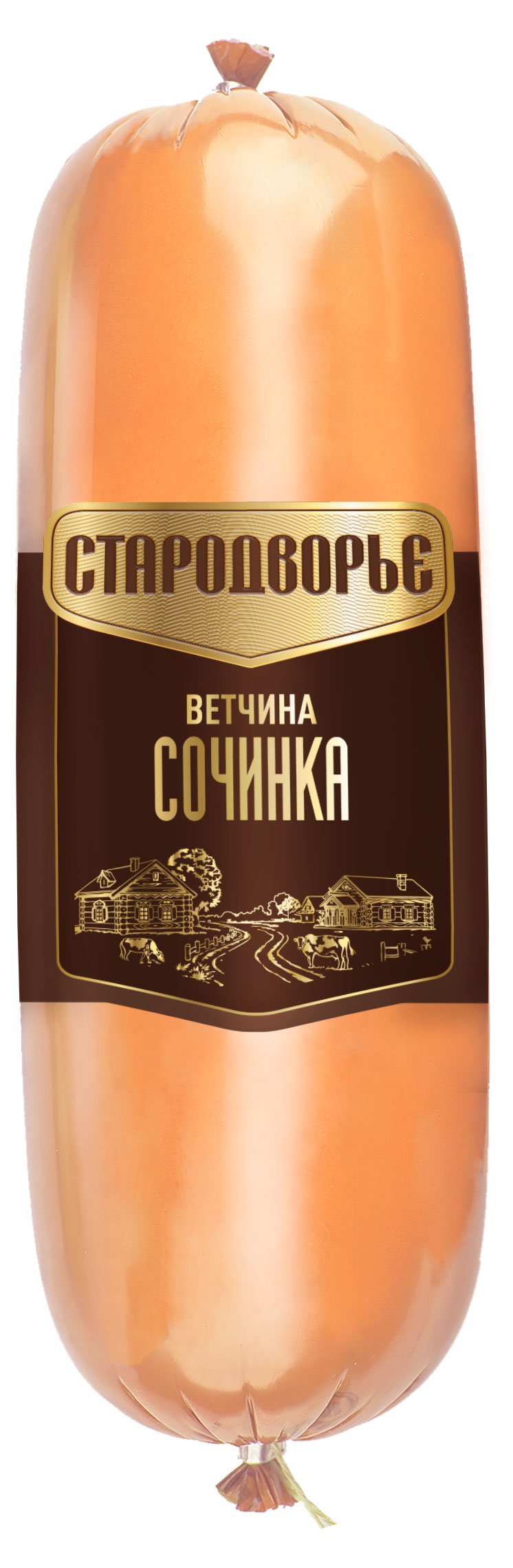 

Ветчина Стародворье Сочинка с сочным окороком, ~ 1,35 кг