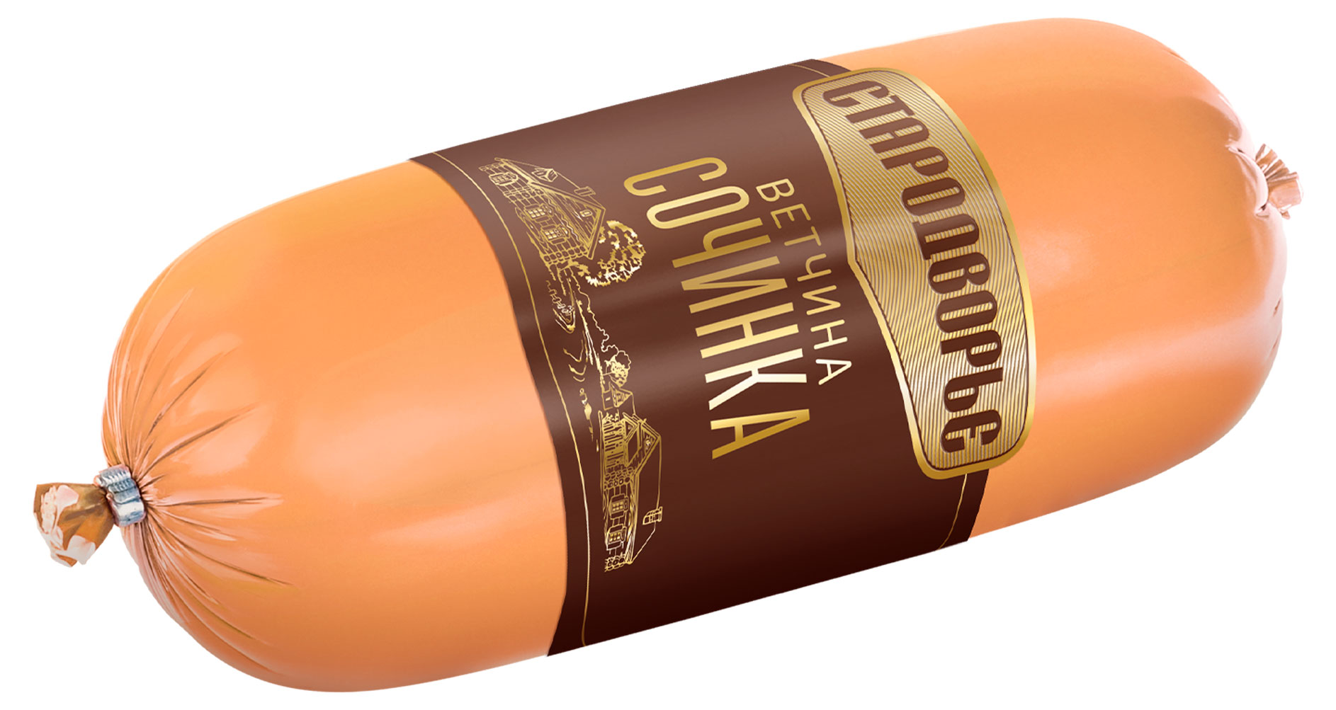 

Ветчина Стародворье Сочинка с сочным окороком, 350 г