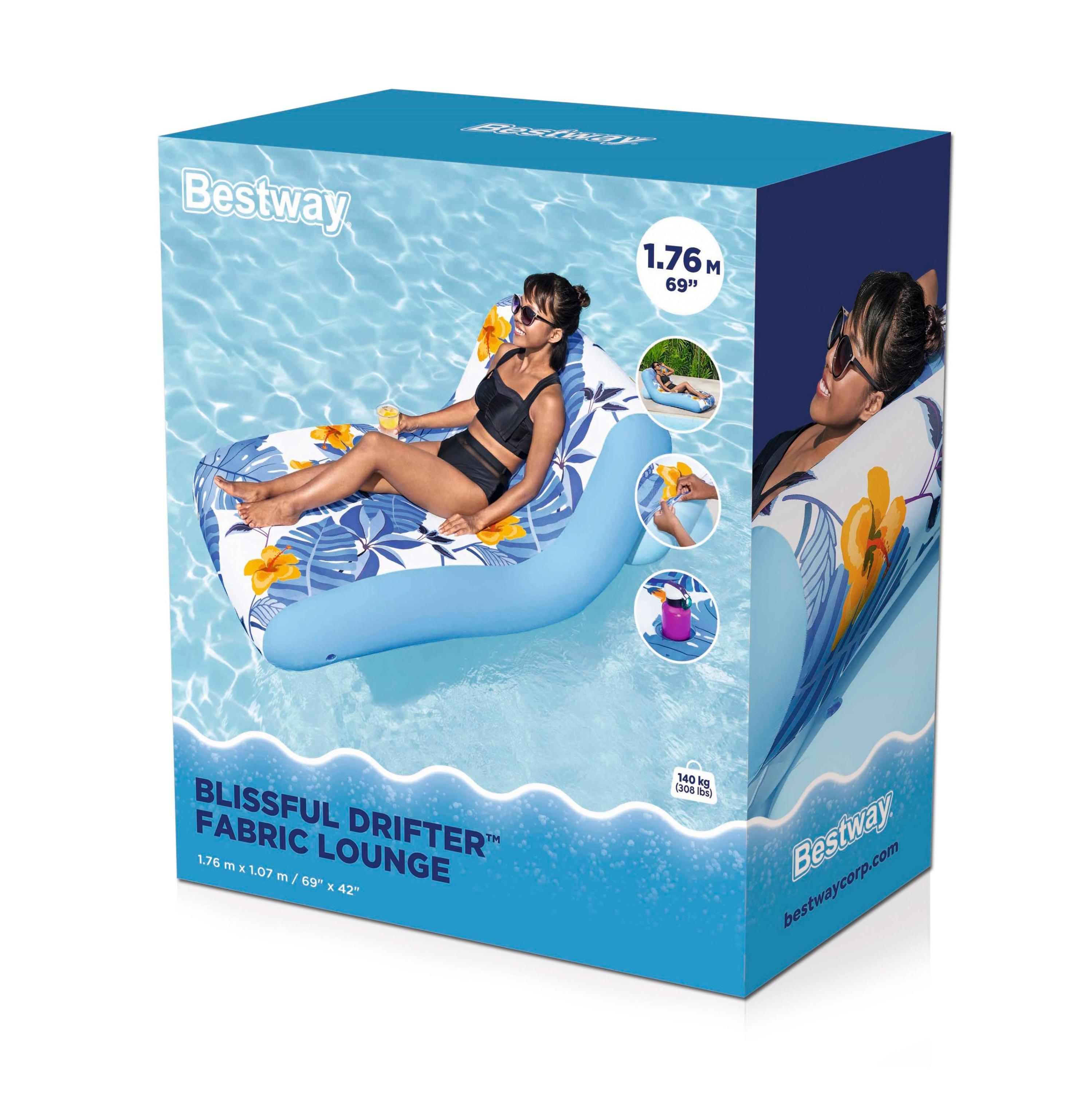 

Матрас-лаундж надувной BESTWAY Blissful Drifter, 176x107 см