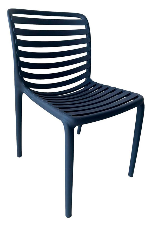 

Стул пластиковый синий, 46х56х81 см