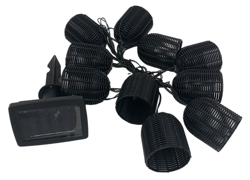 

Гирлянда садовая на солнечной батарее 10 ламп, 2 м