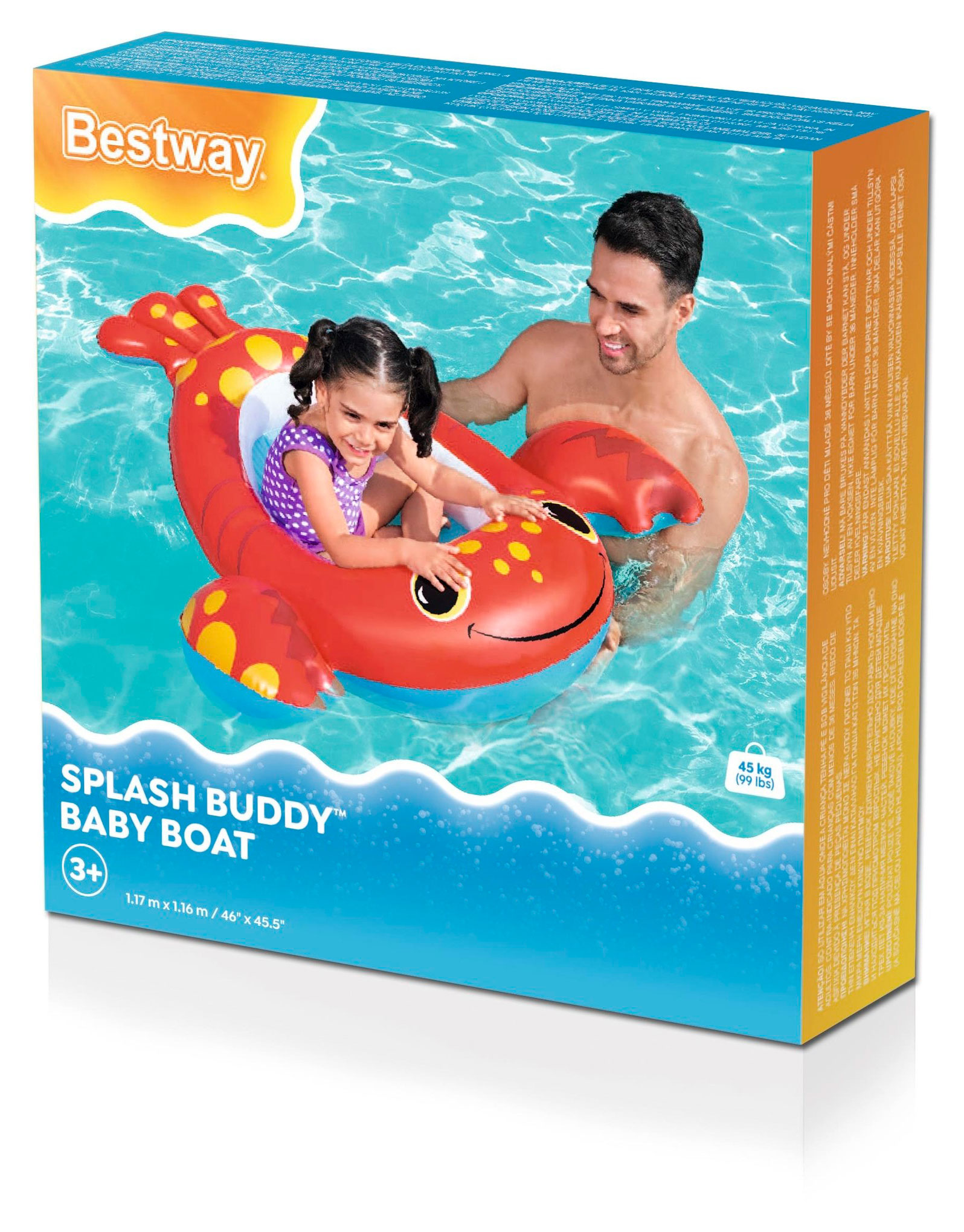 

Матрас надувной BESTWAY Splash Buddy, 117х116 см в ассортименте