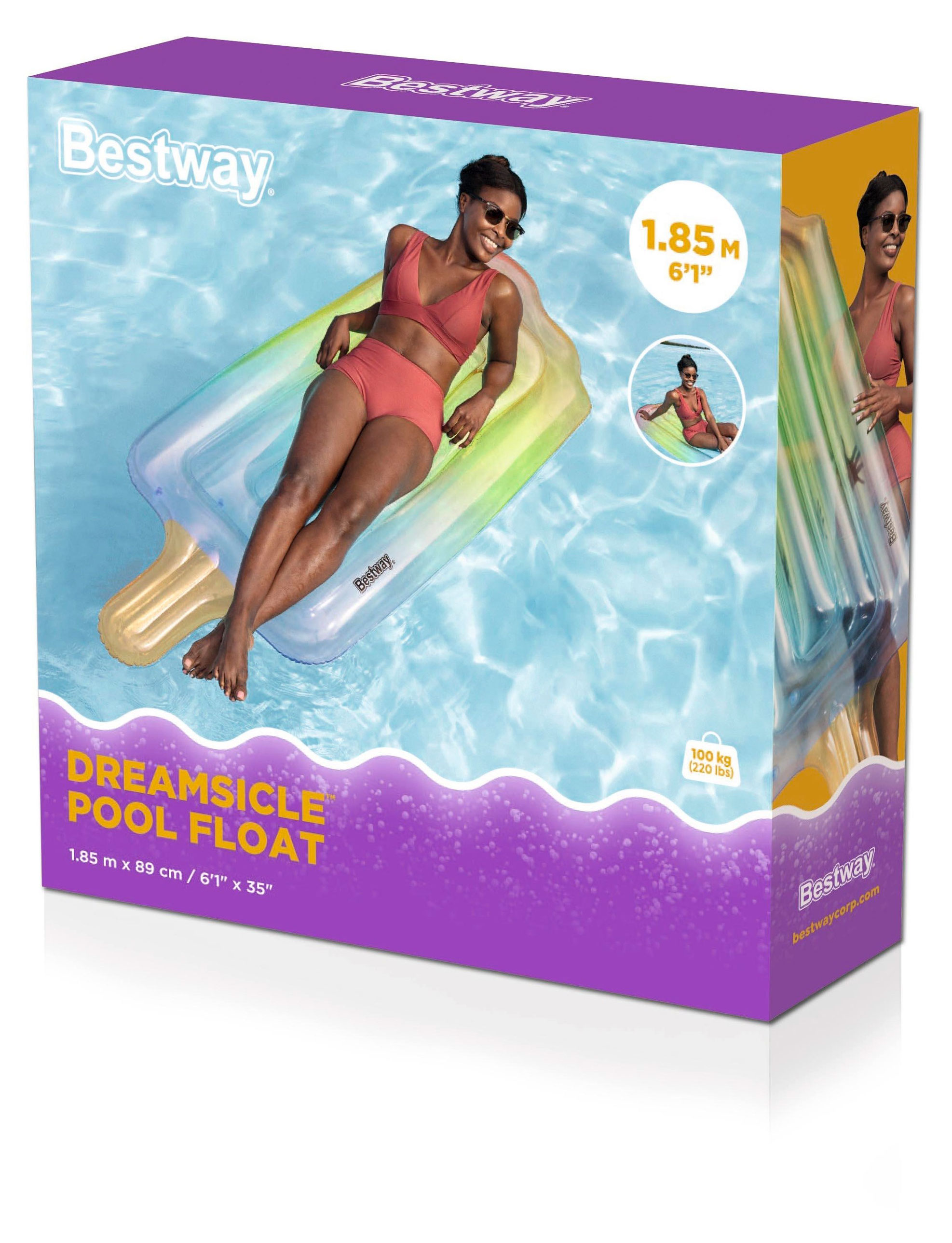 

Матрас надувной BESTWAY Dreamsicle Pool Float, 185x89 см