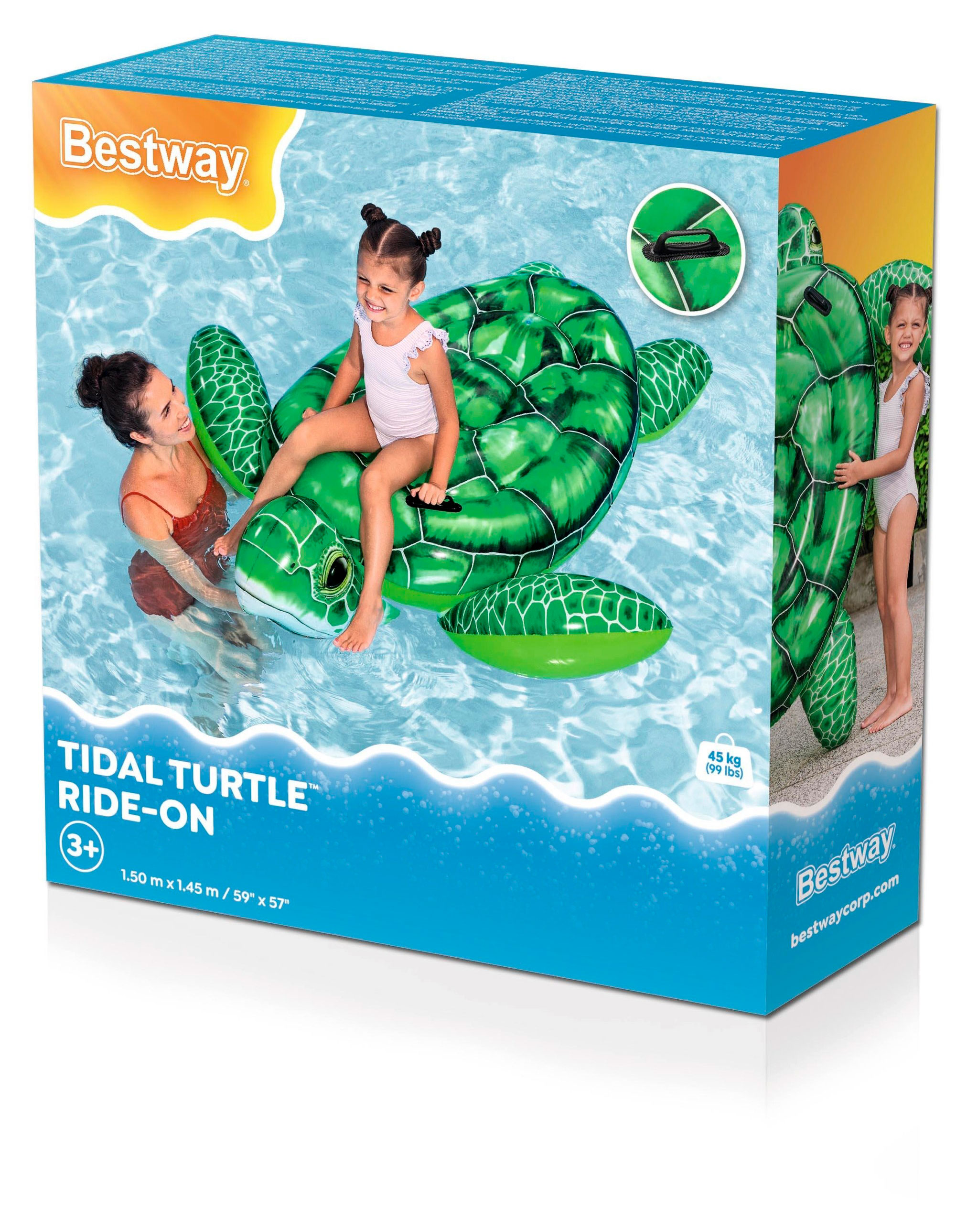 

Игрушка надувная для плавания BESTWAY Черепаха, 150х145 см