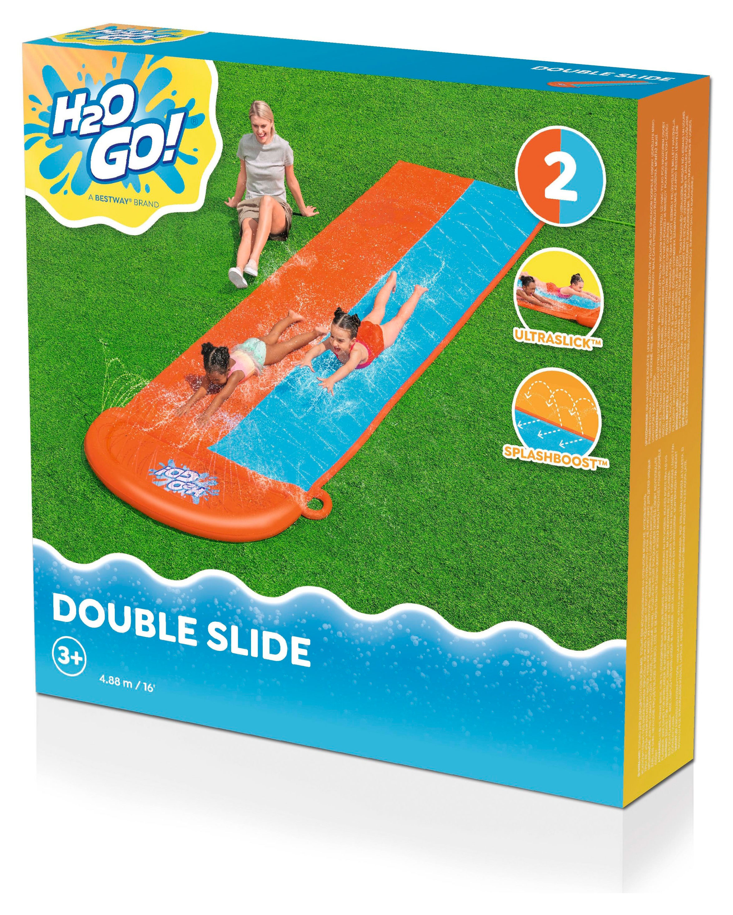 

Горка водяная надувная BESTWAY H2OGO Double Slide, 488 см