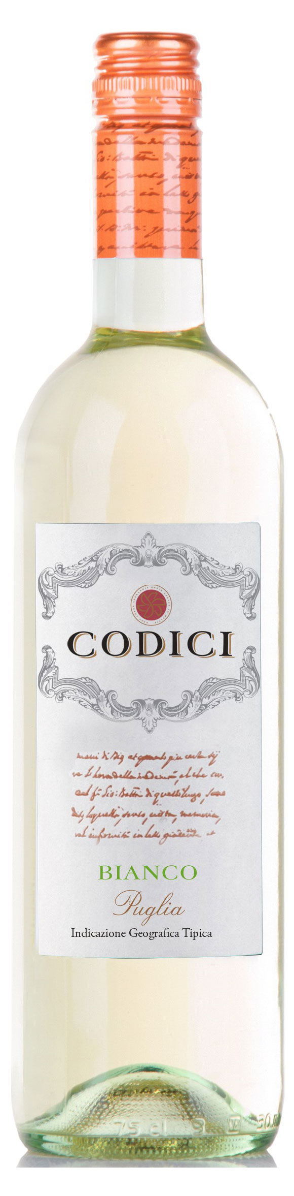 

Вино Codici Bianco Puglia IGT белое полусухое Италия, 0,75 л