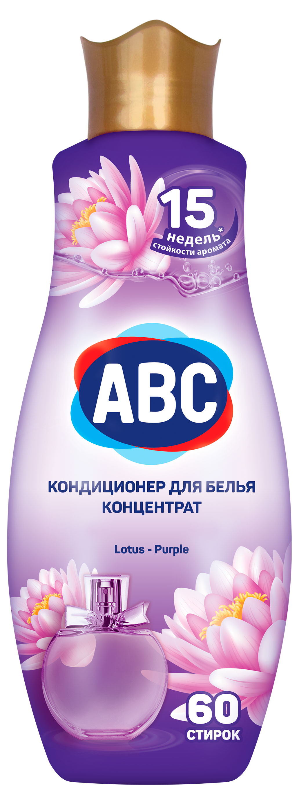 

Кондиционер для белья АВС Таинственный лотос концентрат, 1,44 л (60 стирок)