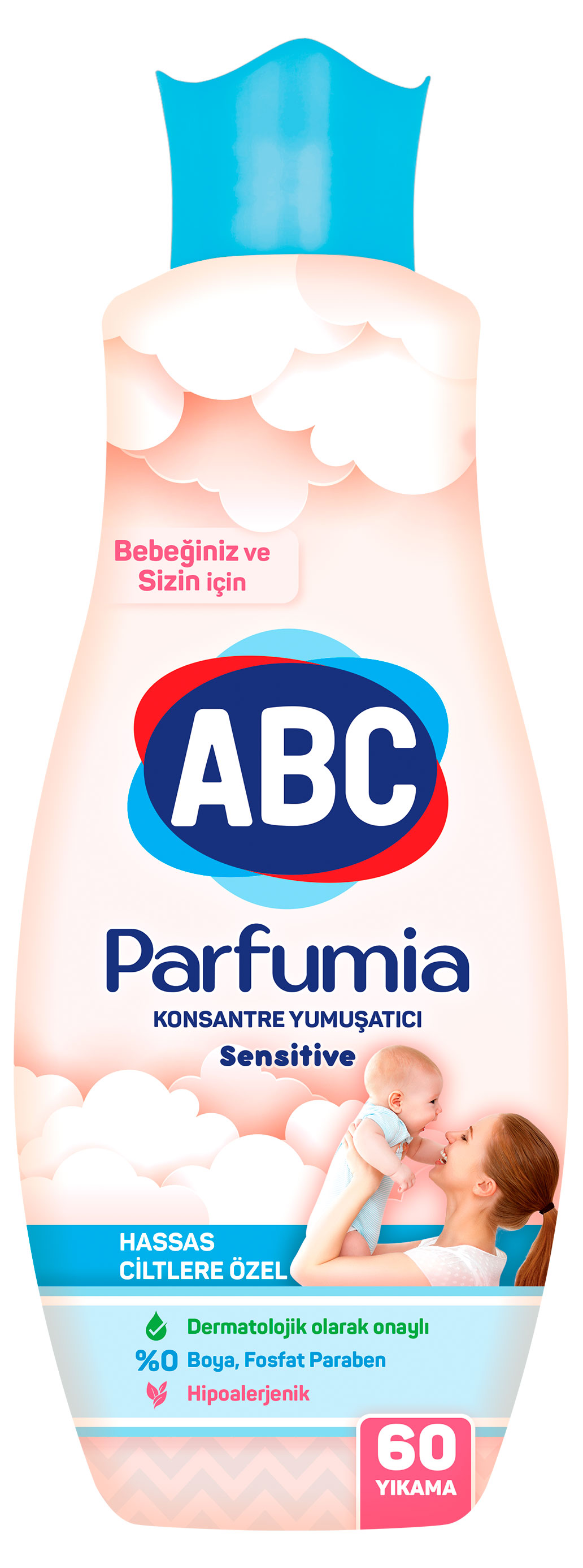 

Кондиционер для детского белья АВС Parfumia sensitive концентрат, 1,44 л (60 стирок)