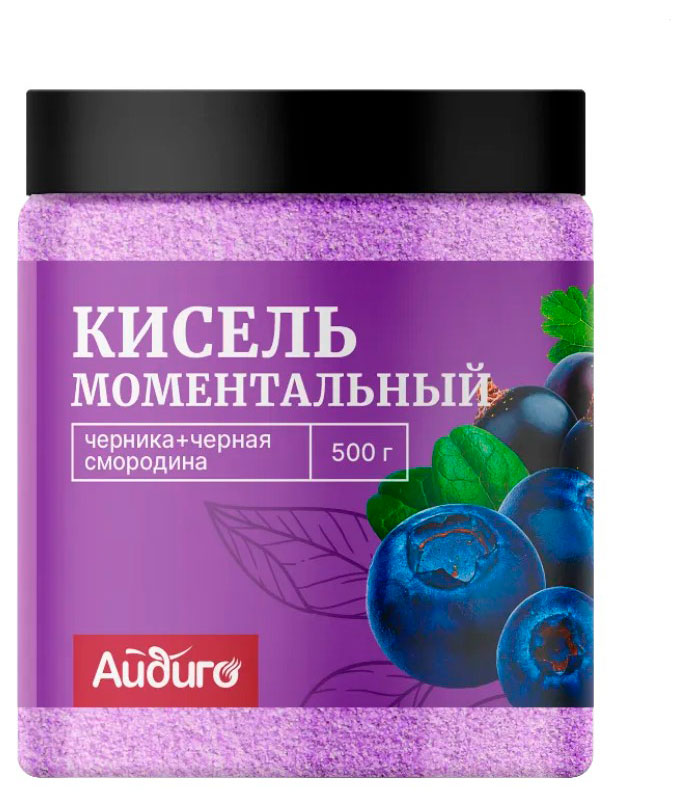 

Кисель Айдиго черника и черная смородина, 500 г