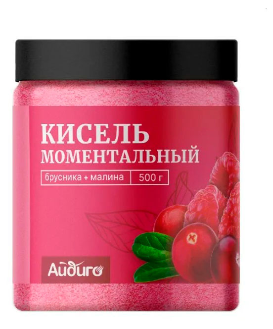 

Кисель Айдиго брусника малина, 500 г