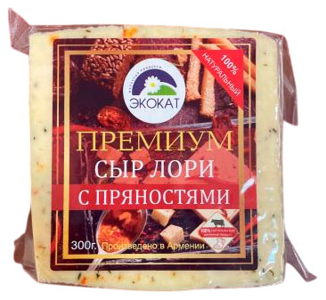 

Сыр рассольный Лори с пряностями Экокат, 300 г