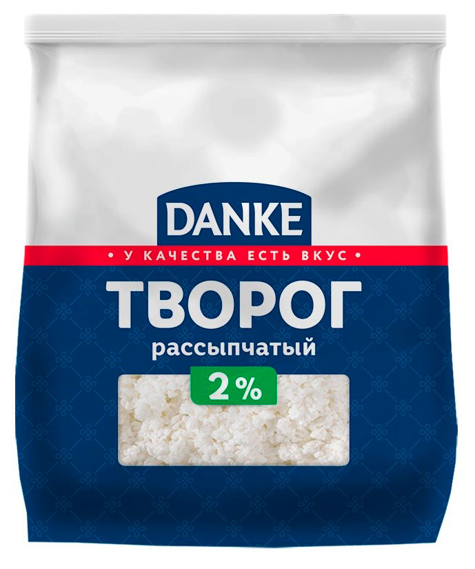 

Творог Danke 2% БЗМЖ, 350 г