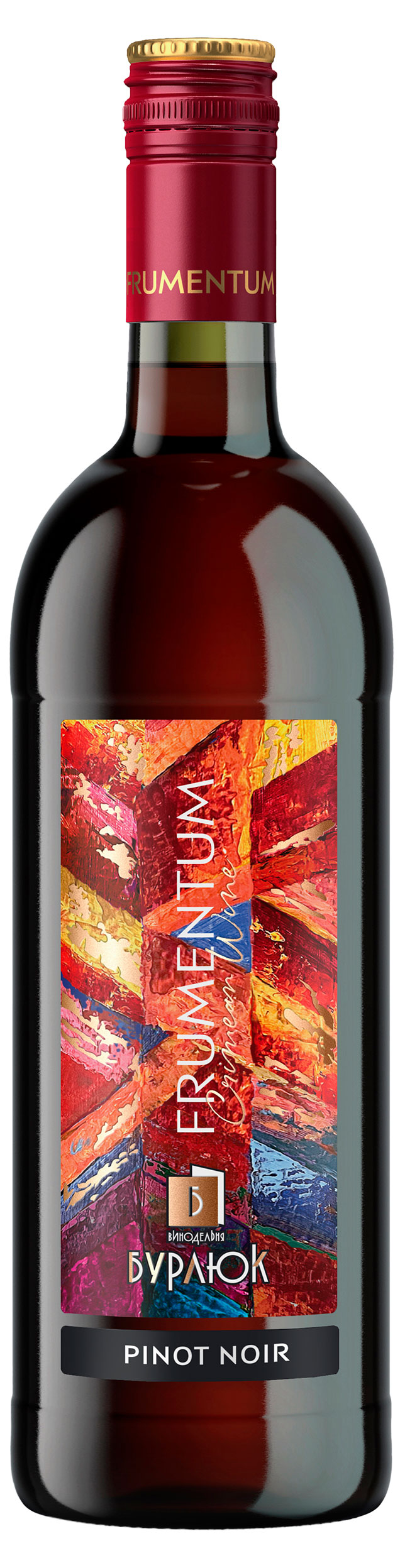 Изображение товара Вино «Бурлюк» Frumentum Pinot Noir красное полусладкое Россия, 0,75 л