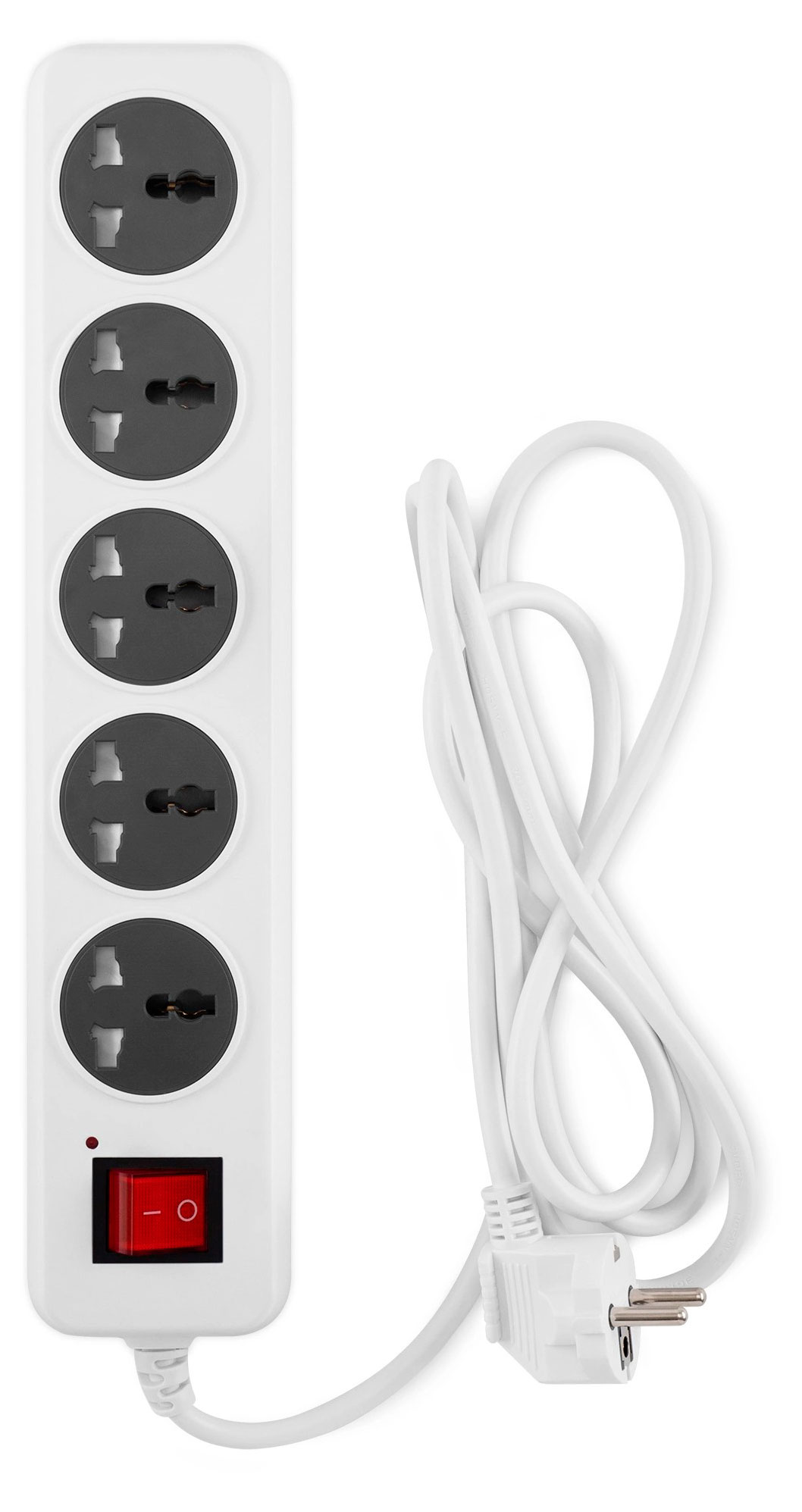

Сетевой фильтр BURO 500UNH-5-WG 5 розеток, 5 м
