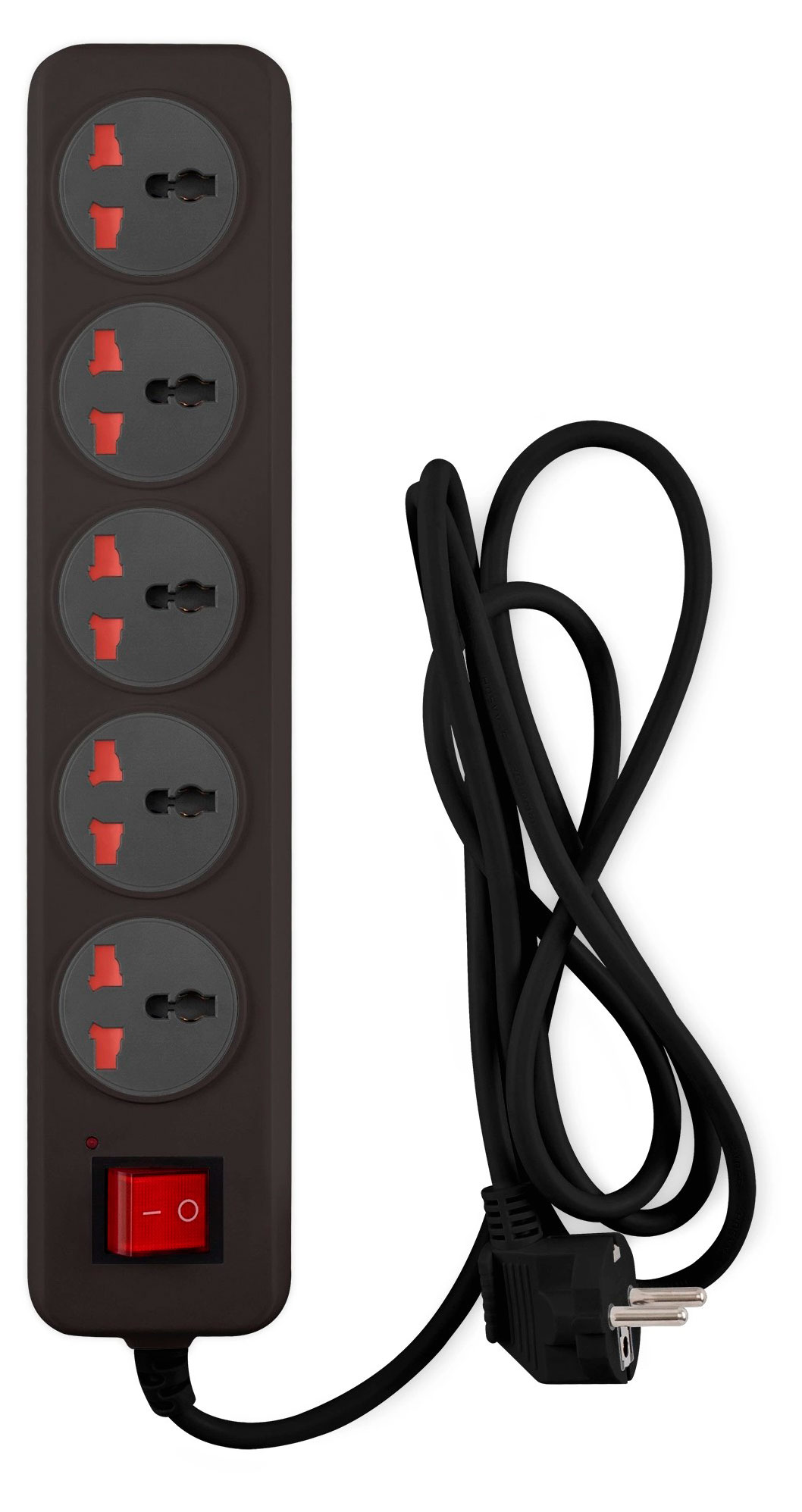 

Сетевой фильтр BURO 500UNH-5-BG 5 розеток, 5 м