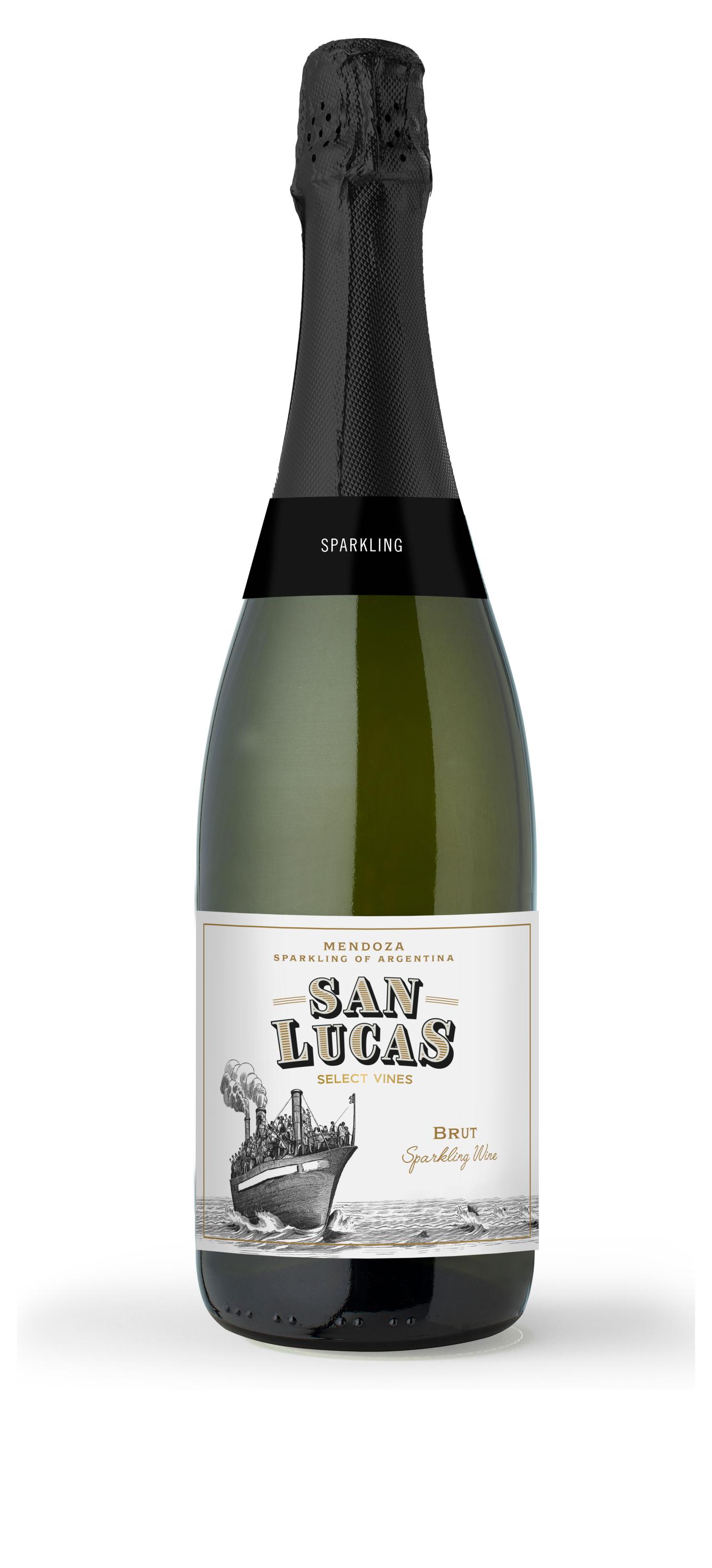Изображение товара Игристое вино San Lucas белое брют из Аргентины 0,75 л