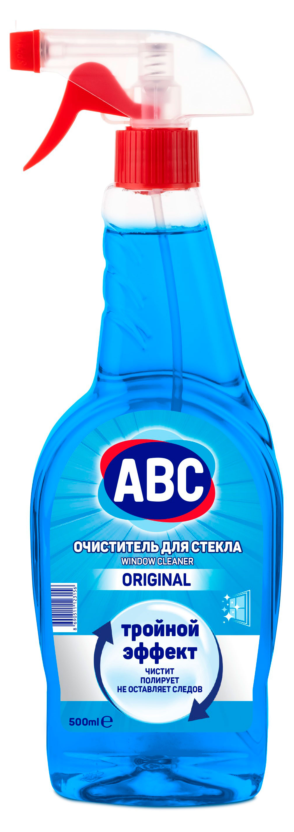 

Средство для стекол и зеркал ABC Стеклоочиститель Свежесть, 500 мл