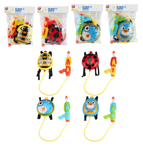 

Рюкзак с водяным пистолетом ONE TWO FUN, 1 шт в ассортименте
