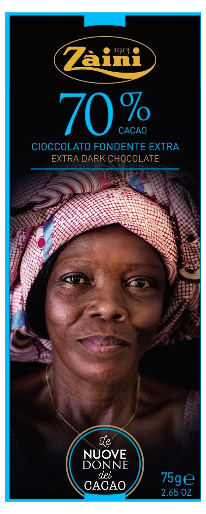

Шоколад горький Zaini Women of cocoa 70% какао, 75г
