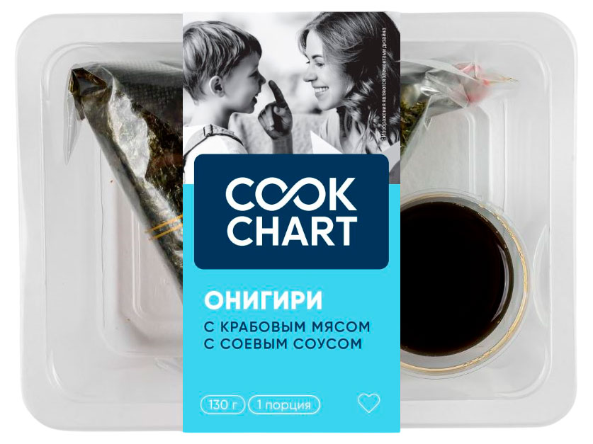 Изображение товара Онигири Cook Chart с крабовым мясом, 130 г