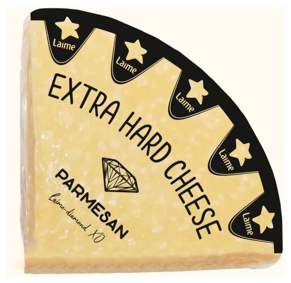 

Сыр твердый Пармезан Laime Extra Hard Cheese выдержка 48 месяцев 40% БЗМЖ, вес