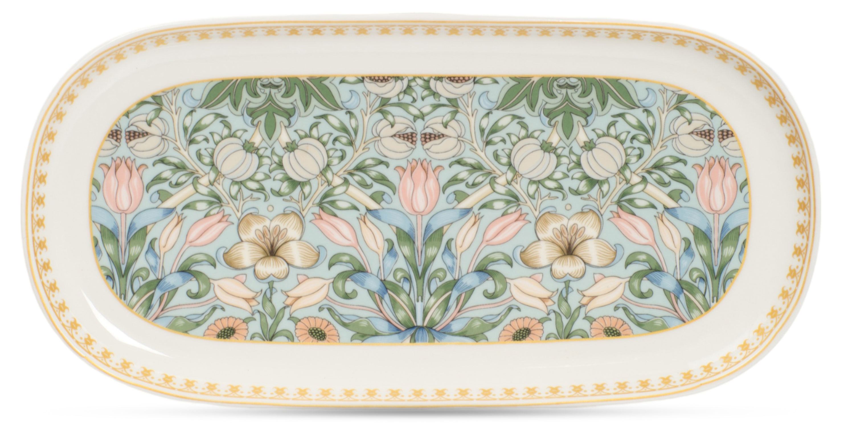 

Блюдо овальное Fioretta Flowers, 24,4x12,5 см