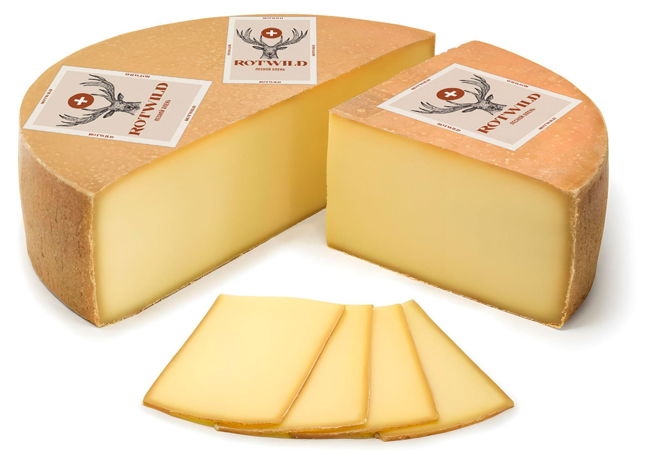 

Сыр полутвердый Лесной олень InterCheese Rotwild 55% БЗМЖ Швейцария, вес