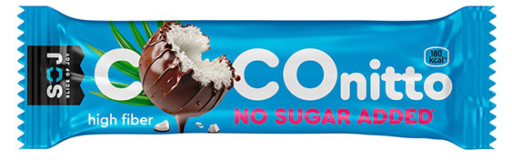 Изображение товара Батончик кокосовый Soj COCOnitto с ванильно-сливочным вкусом, 40 г