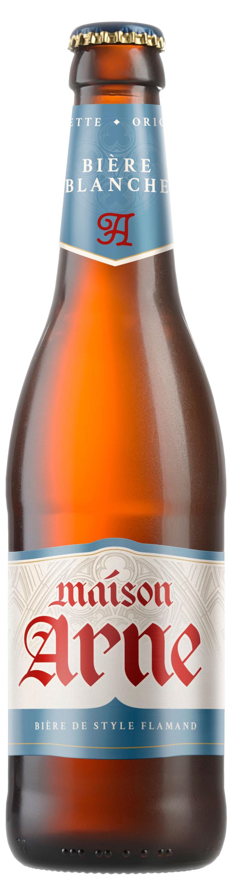 

Пивной напиток Maison Arne Biere Blanche светлый фильтрованный, 400 мл