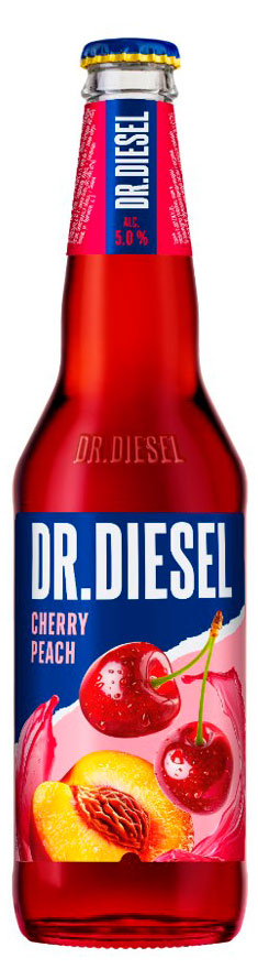 

Пивной напиток Doctor Diesel Cherry Peach Вишня Персик, 400 мл