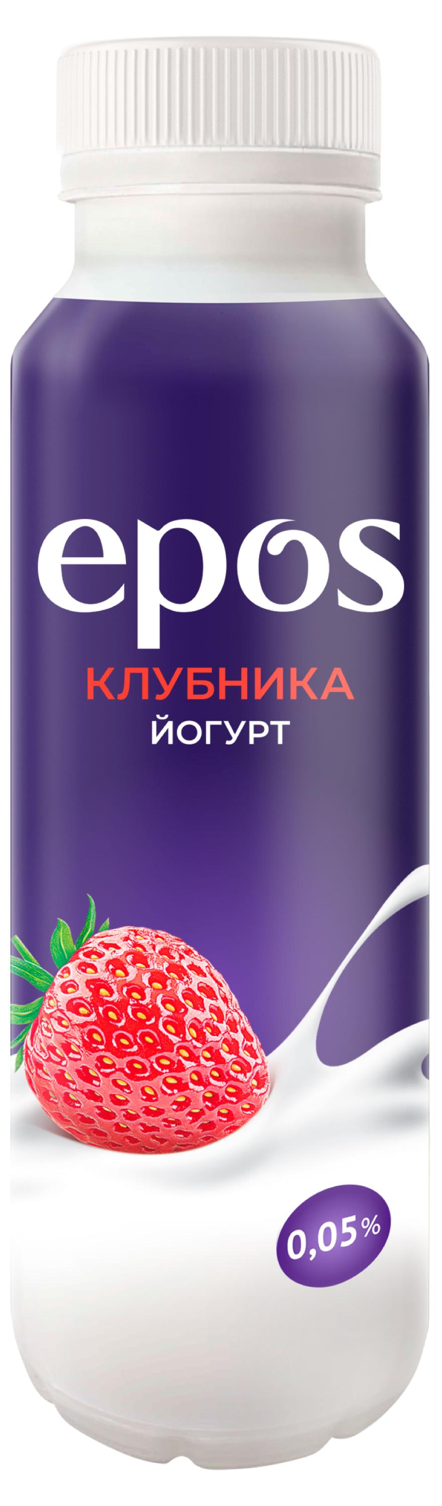

Йогурт питьевой Epos Клубника, 250 г