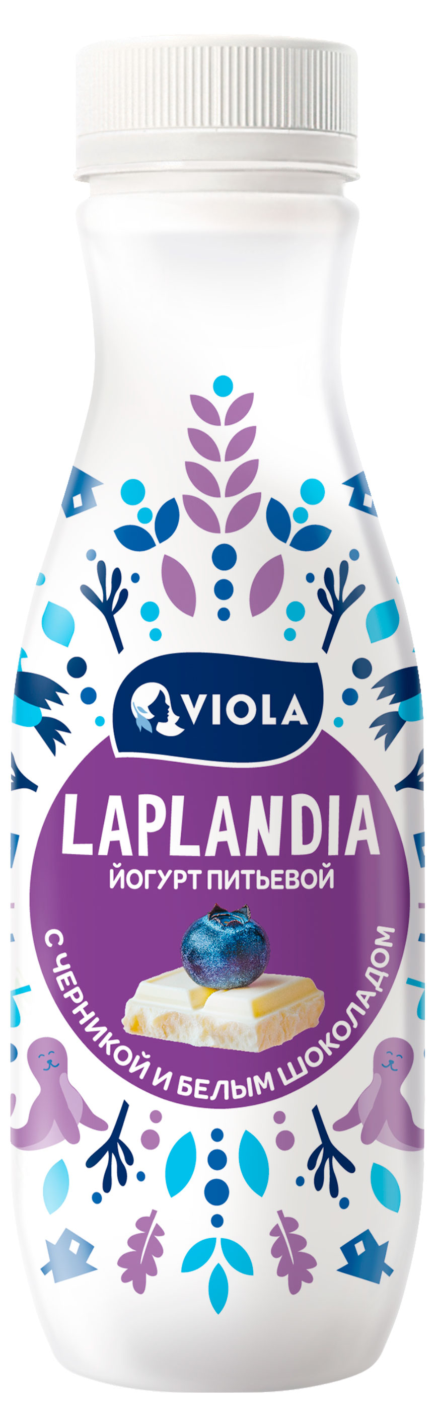 

Йогурт питьевой Laplandia черника и белый шоколад, 260 г