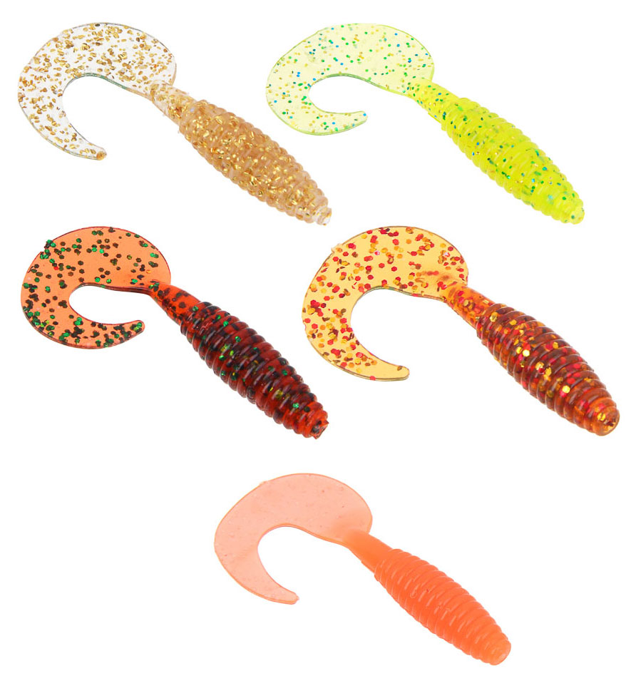 

Приманка мягкая Azor Fishing Твистер, 2,5 см в ассортименте