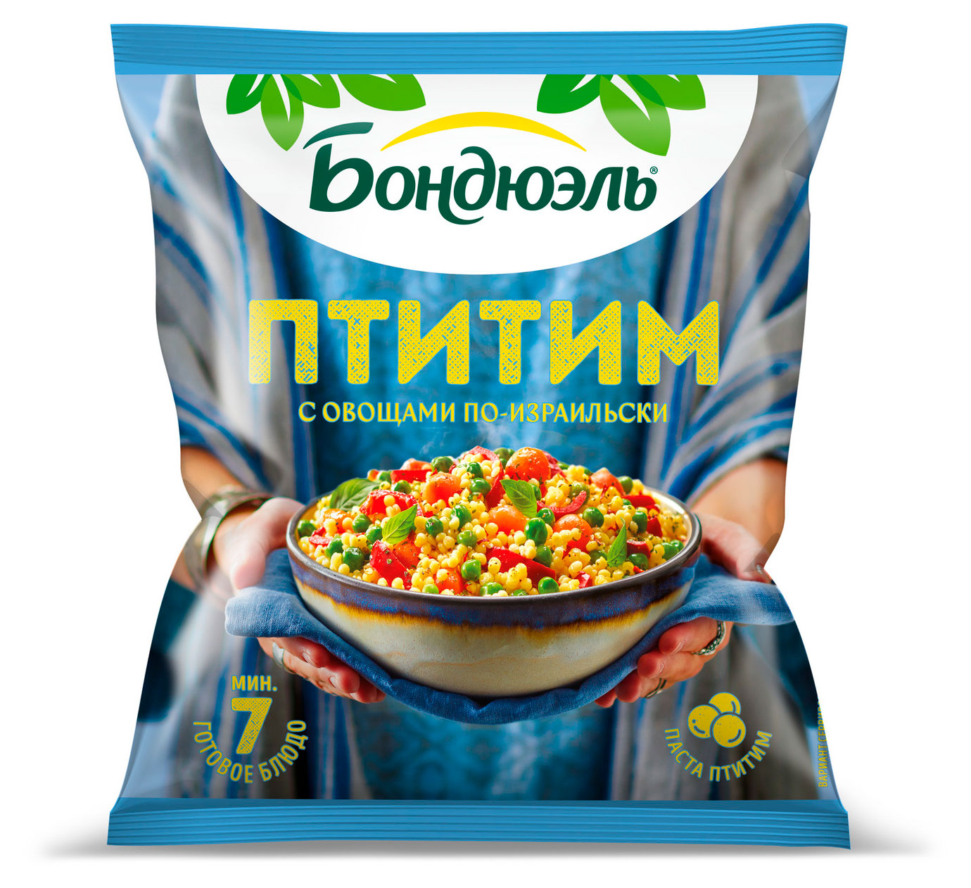 Изображение товара Смесь овощная BONDUELLE Птитим с овощами по-израильски замороженная, 400 г