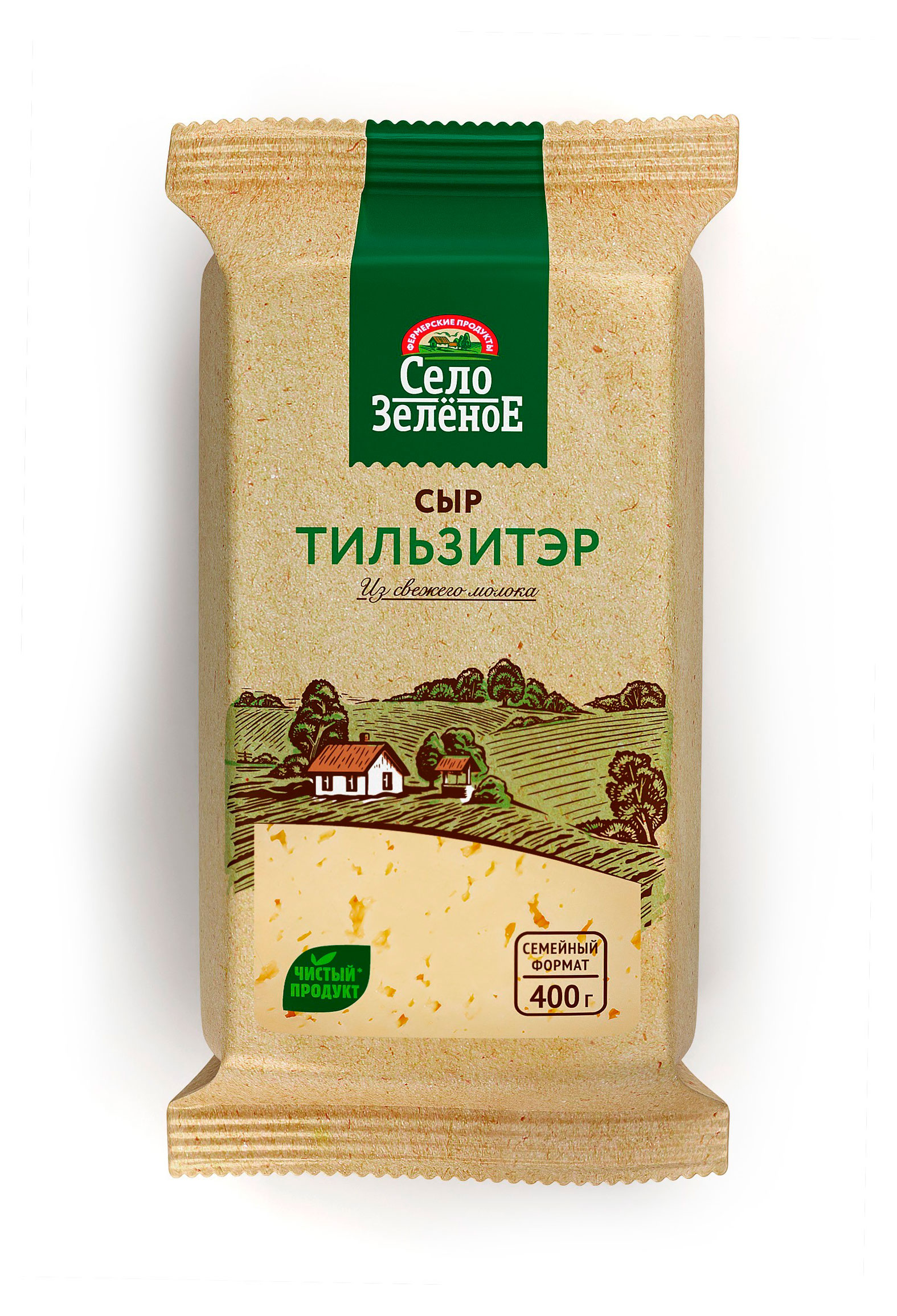 

Сыр полутвердый Тильзитер Село Зеленое 50% БЗМЖ, 400 г