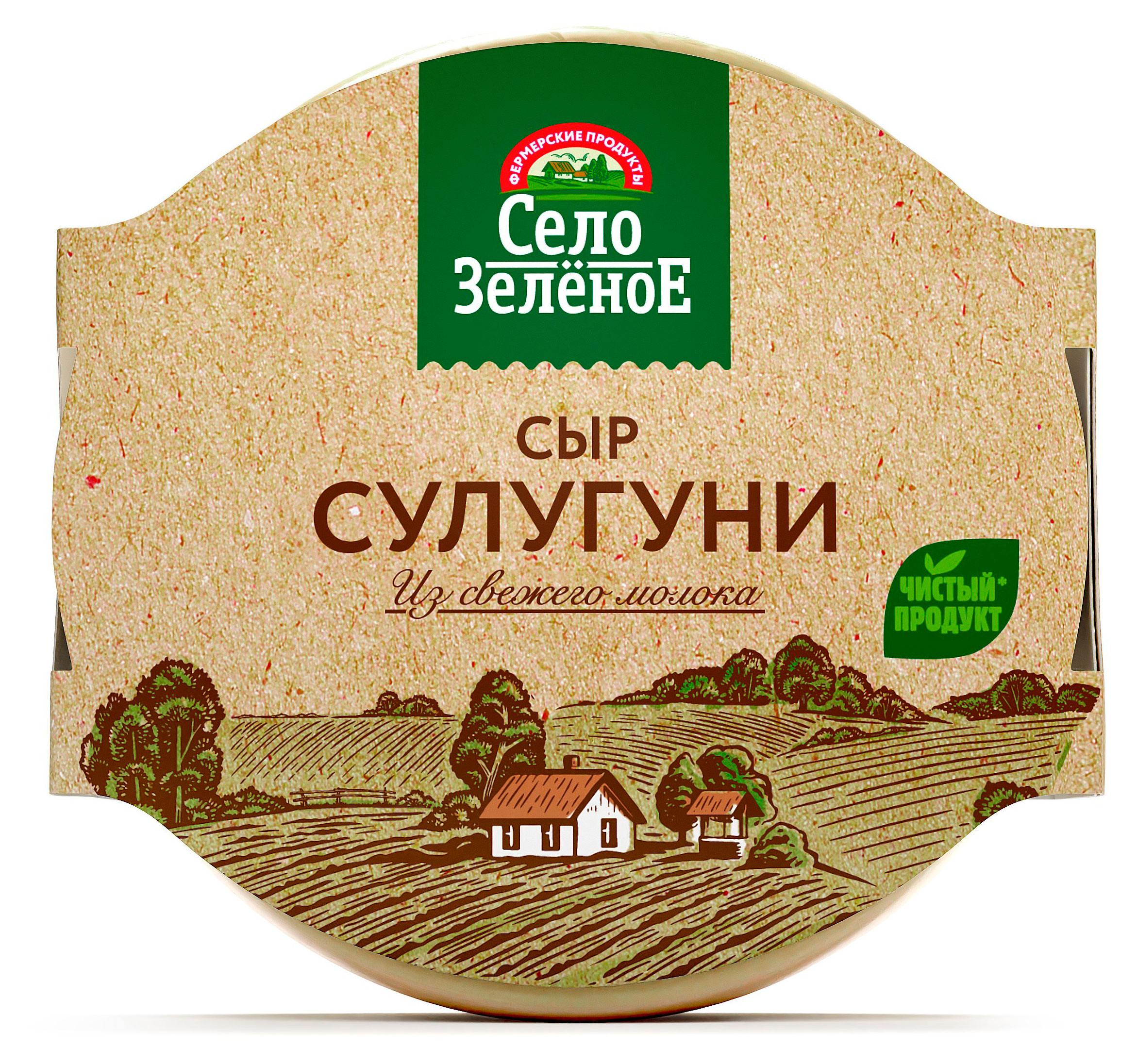 

Сыр рассольный Сулугуни Село Зеленое 40% БЗМЖ, 300 г