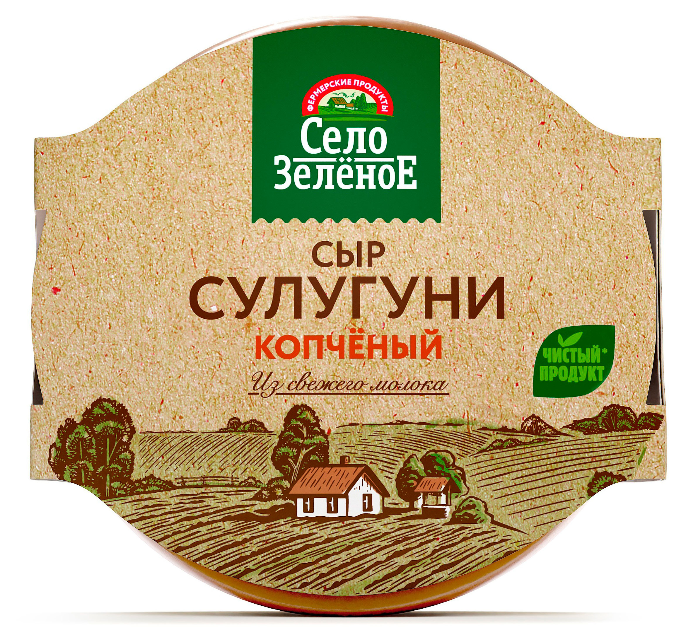 

Сыр рассольный Сулугуни копченый Село Зеленое 40% БЗМЖ, 280 г