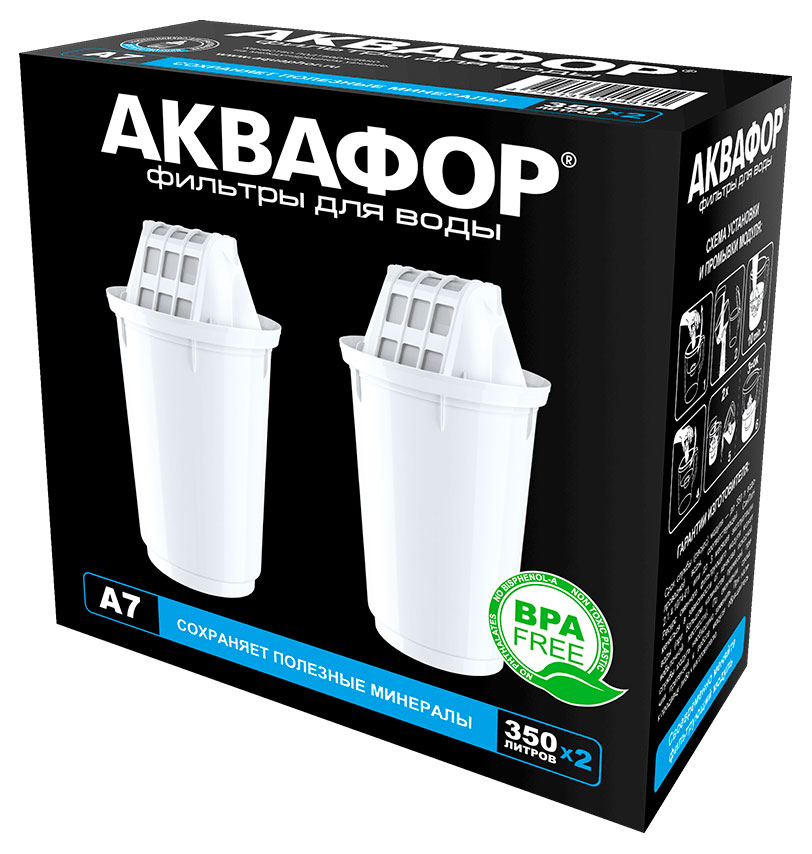 

Комплект модулей сменных фильтрующих Аквафор А7, 2 шт