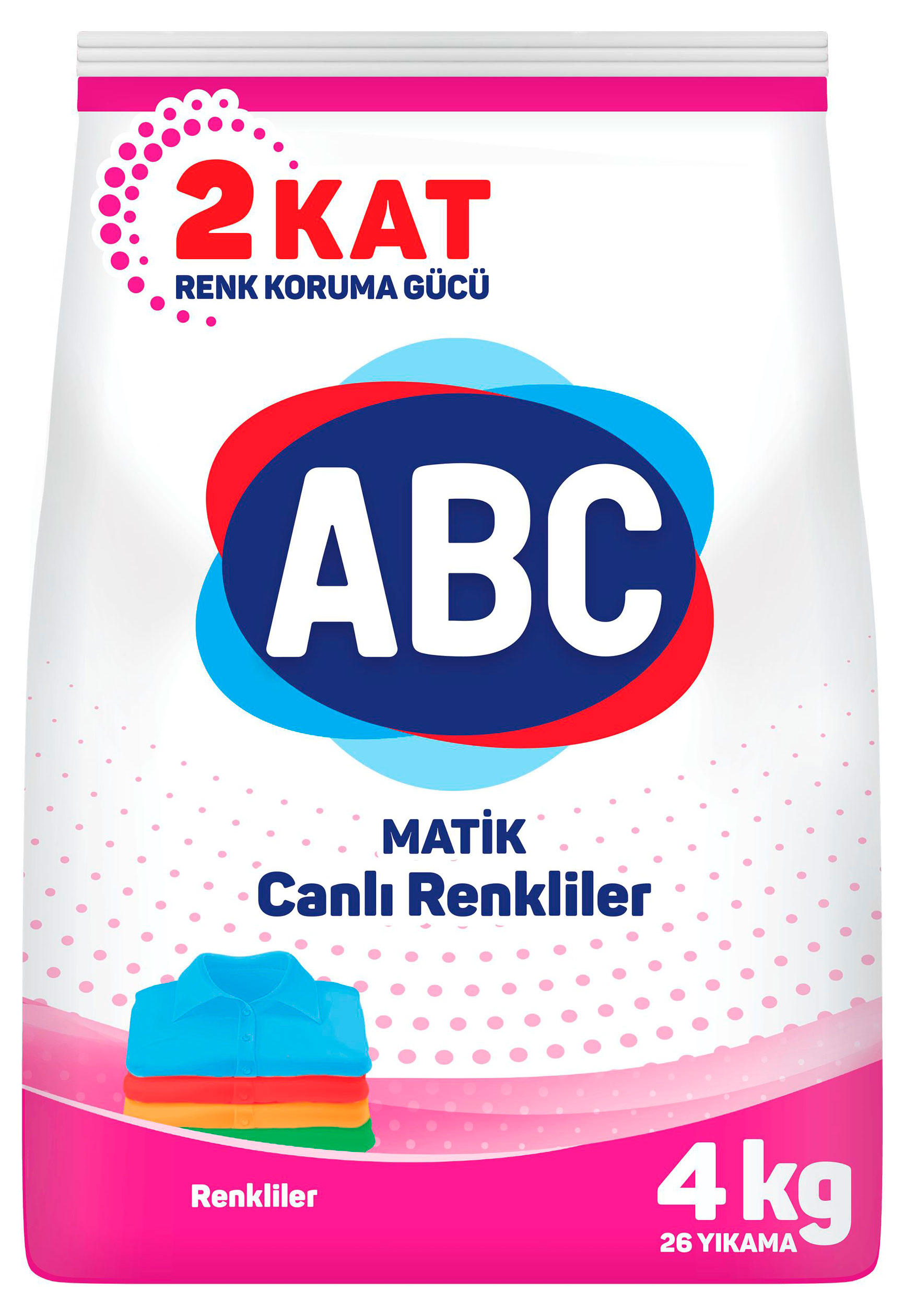 

Стиральный порошок ABC для цветного белья, 4 кг