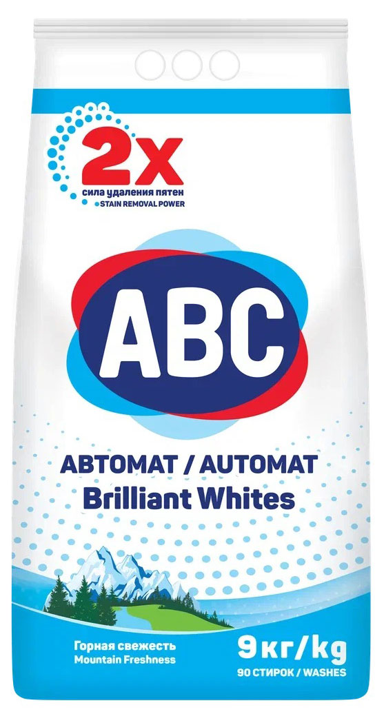 

Стиральный порошок ABC Свежесть гор, 9 кг