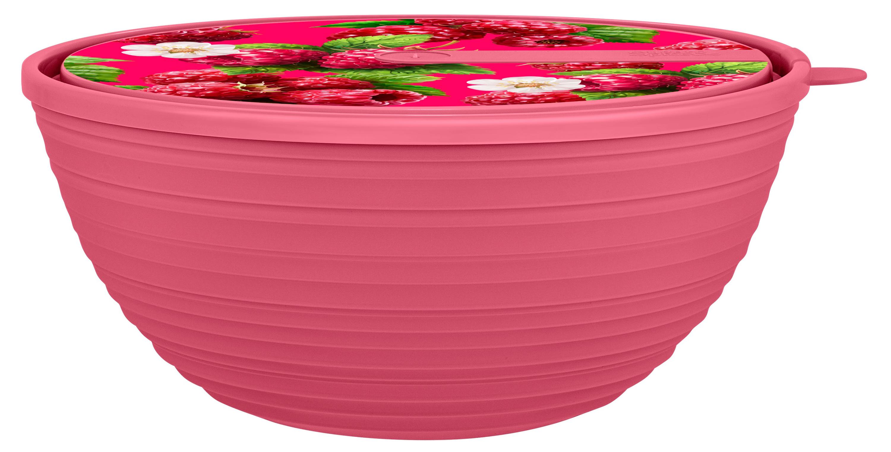 

Салатник Sugar&Spice с крышкой брусника, 1,2 л