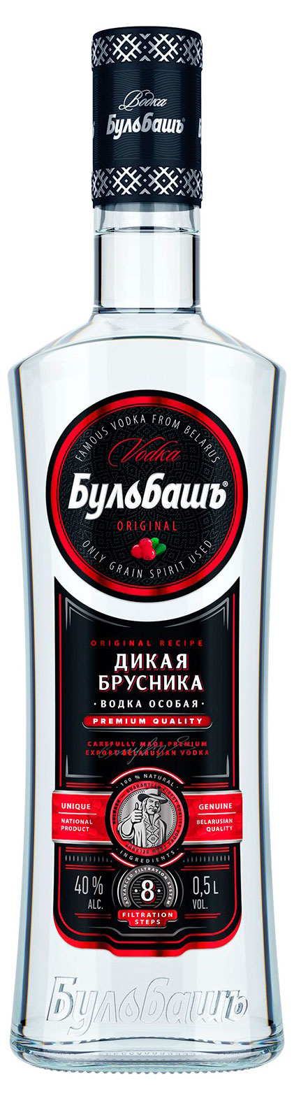 

Водка Бульбашъ Дикая бруника Беларусь, 0,5 л