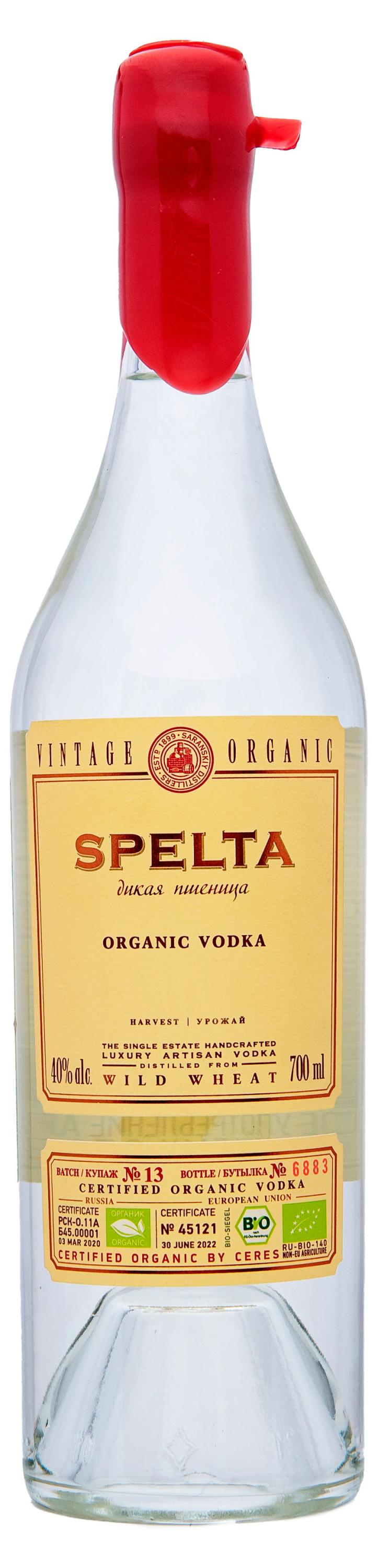 

Водка Spelta дикая пшеница Россия, 0,7 л