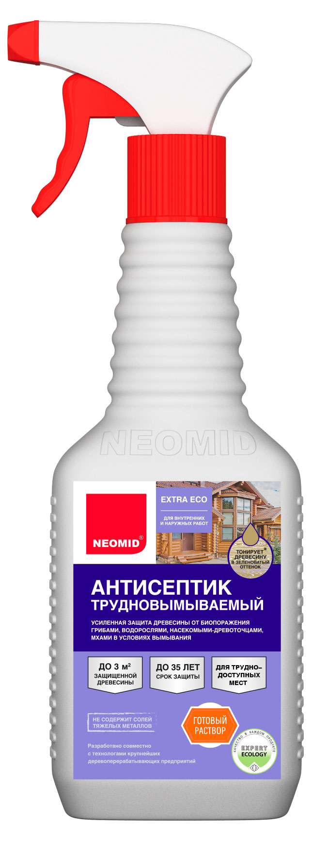 

Антисептик для дерева NEOMID трудновымываемый, 500 г